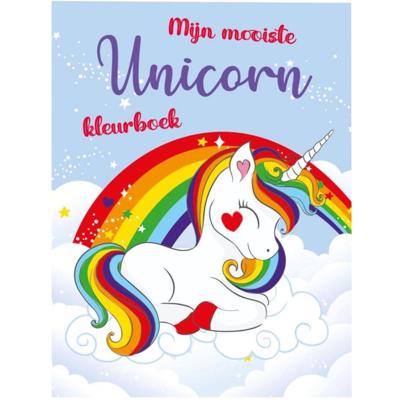 Mondikaarten Mijn mooiste unicorn kleurboek, 48pag.