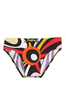 PUCCI short de bain à imprimé abstrait - Noir