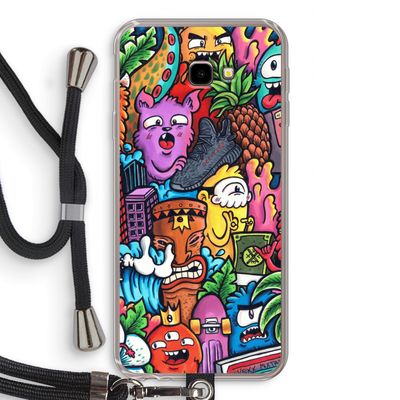 Vexx Mixtape: Samsung Galaxy J4 Plus Transparant Hoesje met koord