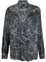 Philipp Plein chemise à imprimé graphique - Noir - thumbnail