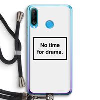 No drama: Huawei P30 Lite Transparant Hoesje met koord