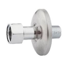 Kirchhoff Rechte verbindingsstuk, 3/8"ET x 1/2"IT, met rozet (2x) - 986262355
