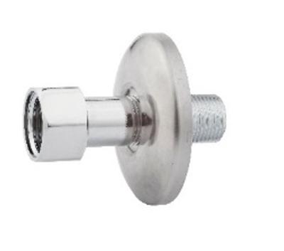 Kirchhoff Rechte verbindingsstuk, 3/8"ET x 1/2"IT, met rozet (2x) - 986262355
