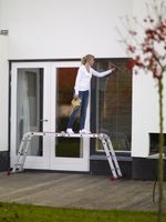 Altrex Varitrex Plus Vouwladder Aluminium, Rood - thumbnail