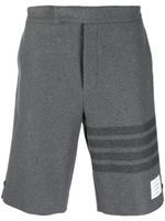 Thom Browne short à détail 4 bandes signature - Gris - thumbnail