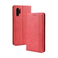 Magnetische gesp retro Crazy Horse textuur horizontale Flip lederen case voor Galaxy Note10 Pro met houder & card slots & fotolijst (rood)
