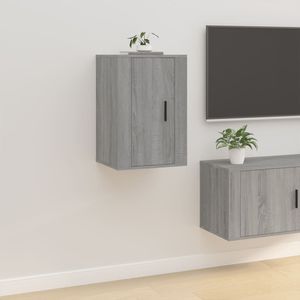 Tv-wandmeubel 40x34,5x60 cm grijs sonoma eikenkleurig