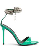 Giuseppe Zanotti sandales Intriigo Bijoux 105 mm - Vert