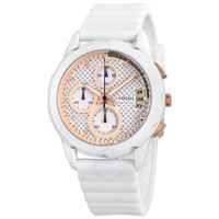 Horlogeband Fossil ES3981 Silicoon Wit 20mm