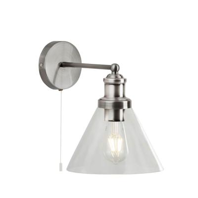 Searchlight WandlampPyramid mat zilver - 1277SS