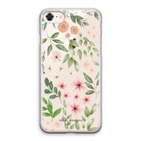 Botanical sweet flower heaven: iPhone 8 Transparant Hoesje