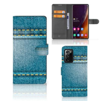 Samsung Galaxy Note20 Ultra | Wallet Case | met Pasjes | Jeans