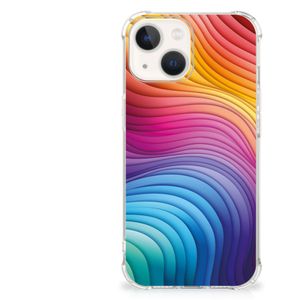 Shockproof Case voor iPhone 13 mini Regenboog