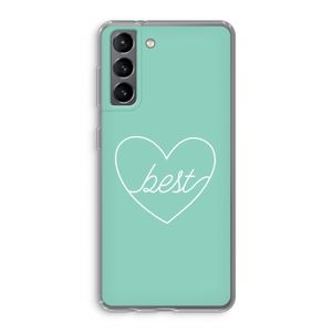 Best heart pastel: Samsung Galaxy S21 Transparant Hoesje