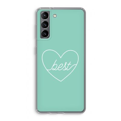 Best heart pastel: Samsung Galaxy S21 Transparant Hoesje