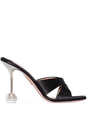 Aquazzura mules Yes Darling 95 mm - Noir