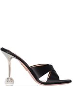 Aquazzura mules Yes Darling 95 mm - Noir
