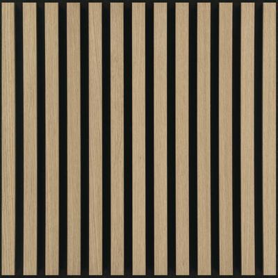 Silentlines lattenwand tegel licht eiken - 2 tegels van 553x553x22mm