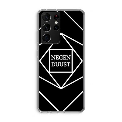 Negenduust geometrisch: Samsung Galaxy S21 Ultra Transparant Hoesje