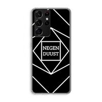 Negenduust geometrisch: Samsung Galaxy S21 Ultra Transparant Hoesje