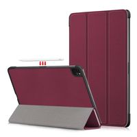 3-Vouw sleepcover hoes - iPad Pro 11 inch (2018/2020/2021) - Bordeaux Rood