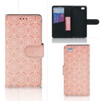 Huawei Ascend P8 Lite | Telefoon Hoesje | Pattern Orange