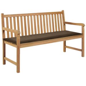 VidaXL Tuinbankkussen 150x50x4 cm oxford stof taupe