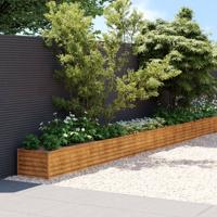 VidaXL Plantenbak verhoogd 770x50x36 cm cortenstaal