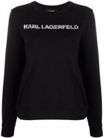 Karl Lagerfeld sweat à logo imprimé - Noir