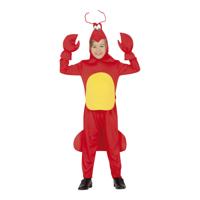 Verkleed dierenpak kreeft - rood - 3-delig - Carnaval kostuum - voor kinderen Verkleed dierenpak kreeft - rood - 3-delig - Carnaval kostuum - voor kinderen