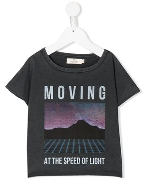 Andorine t-shirt à imprimé graphique - Gris