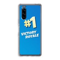 Victory Royale: Sony Xperia 5 Transparant Hoesje