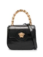 Versace mini sac Greca Goddess en cuir - Noir - thumbnail