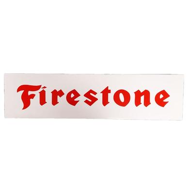 Firestone Logo Emaille Bord - 80 x 20cm