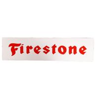 Firestone Logo Emaille Bord - 80 x 20cm