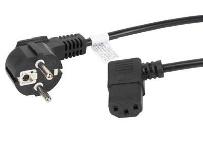 Lanberg CA-C13C-12CC-0018-BK electriciteitssnoer Zwart 2 m C13 stekker CEE7/7