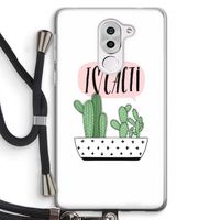 I love cacti: Honor 6X Transparant Hoesje met koord