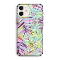 Tropical Palms Blue: iPhone 12 Biologisch afbreekbaar hoesje