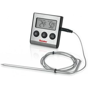 Metaltex Kookthermometer Digitaal 100 Cm Rvs