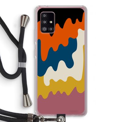 Baar A: Samsung Galaxy A51 5G Transparant Hoesje met koord