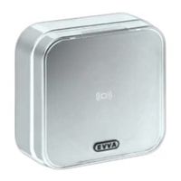 Evva Airkey wandlezer opbouw Transparant