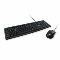Toetsenbord en muis Equip 245201 Zwart Qwerty Spaans Spaans