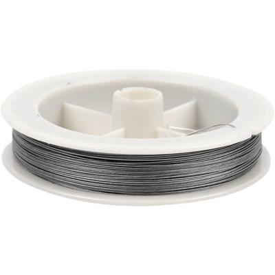 Creativ Company Sieradendraad, dikte 0,38 mm, zilver, 100 m/ 1 rol