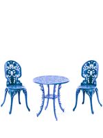 Seletti table et chaises de jardin Industry Collection en aluminium - Bleu