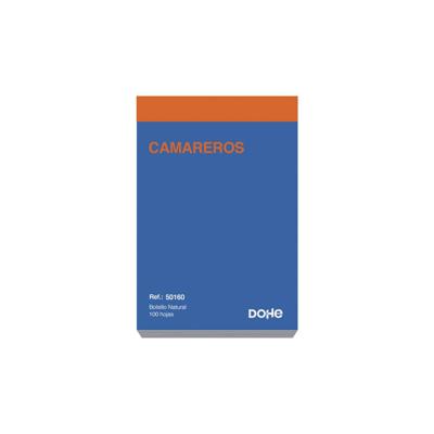 Chequeboekje voor obers DOHE 50160 10 Onderdelen 100 Lakens