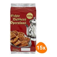 De Ruiter's Bakkerij - Echte Bakkers Speculaas - 15x 450g