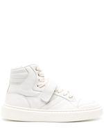 Doucal's baskets montantes en cuir - Blanc