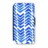 Blauwe pijlen: iPhone 8 Plus Flip Hoesje
