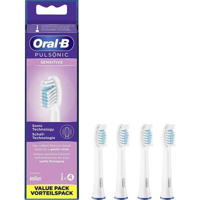 Oral-B Pulsonic Sensitive Opzetborstel voor elektrische tandenborstel 4 stuk(s) Wit