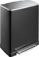 EKO - Europe E-Cube Step Bin 50L Rechthoekig Zwart